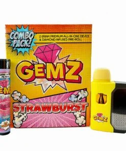 GEMZ 2 Gram Disposable | Strawburst